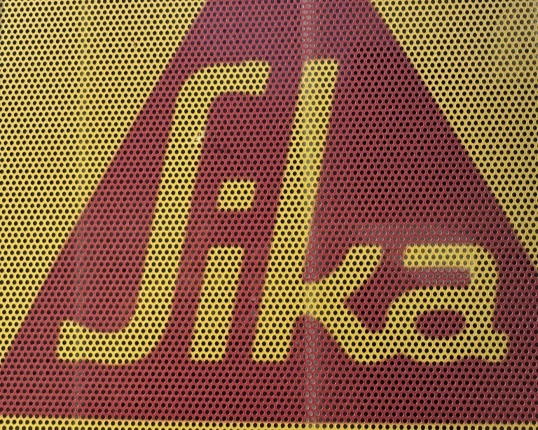 Plano detalle de microperforado amarillo para gráfica de Sika