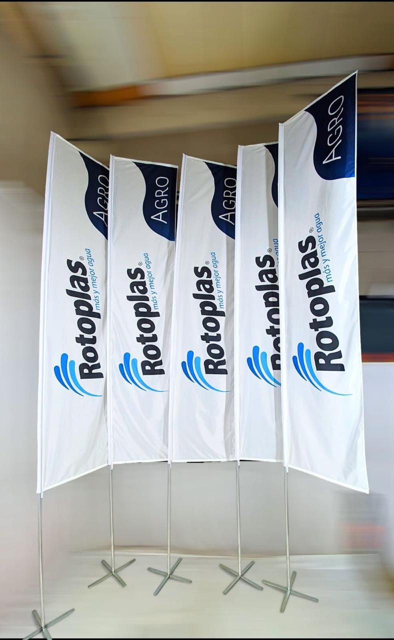 Fly-banners para evento de Rotoplas
